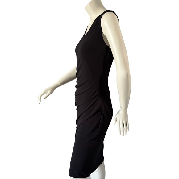 NWT HONEYLOVE InnerPower Sleeveless Shapeware Black Midi Dress Large - Picture 8 of 12